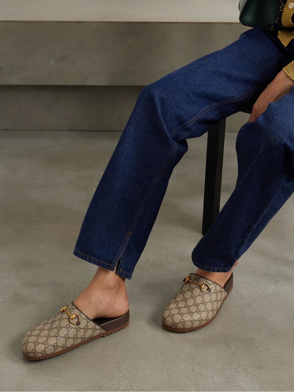 Gucci Sol GG Canvas Clog